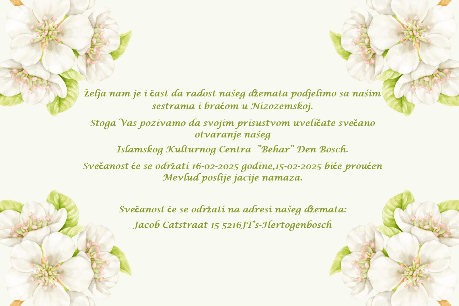 icc behar poziv